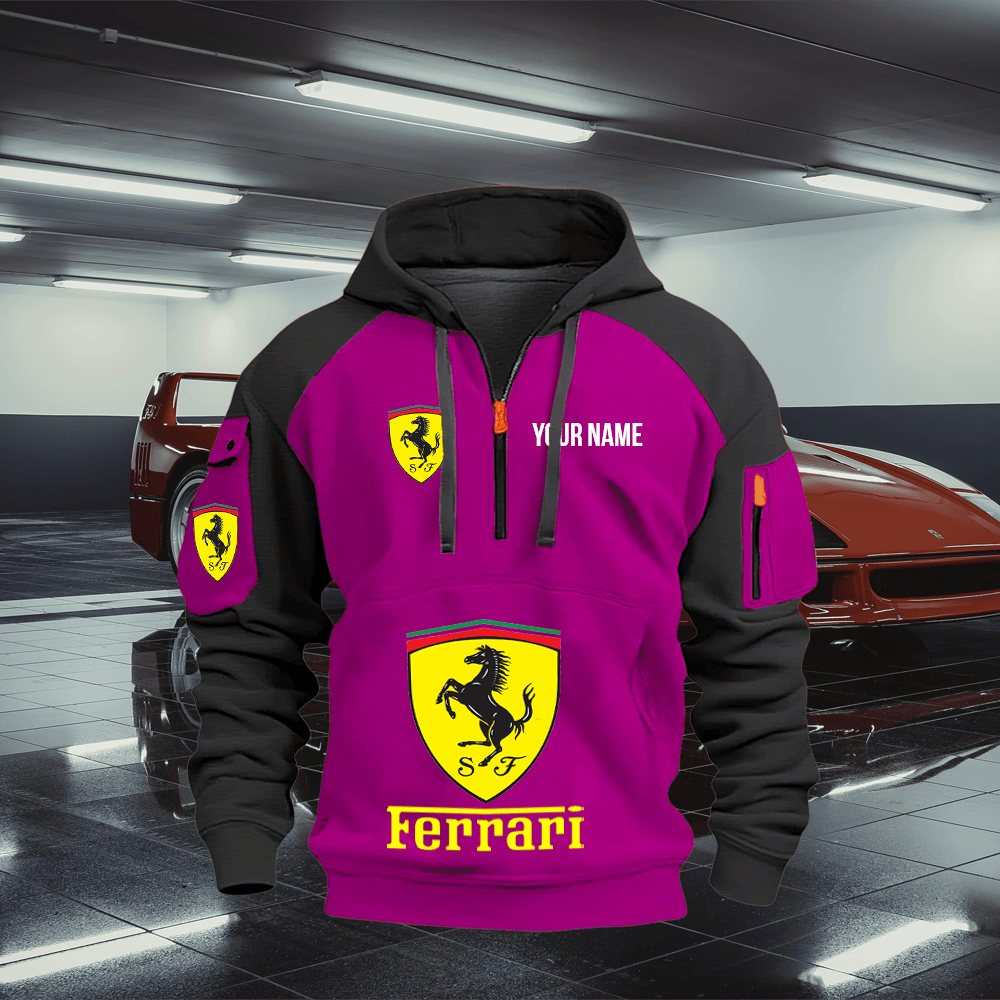 FE Custom Name Quarter Zipper Hoodie