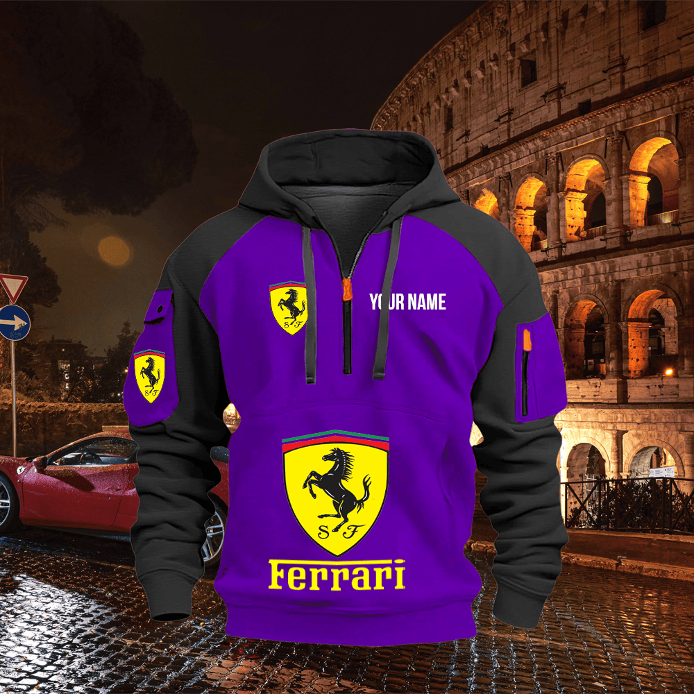 FE Custom Name Quarter Zipper Hoodie