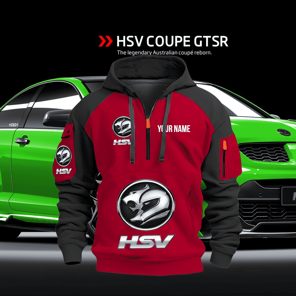 HSV Custom Name Quarter Zipper Hoodie