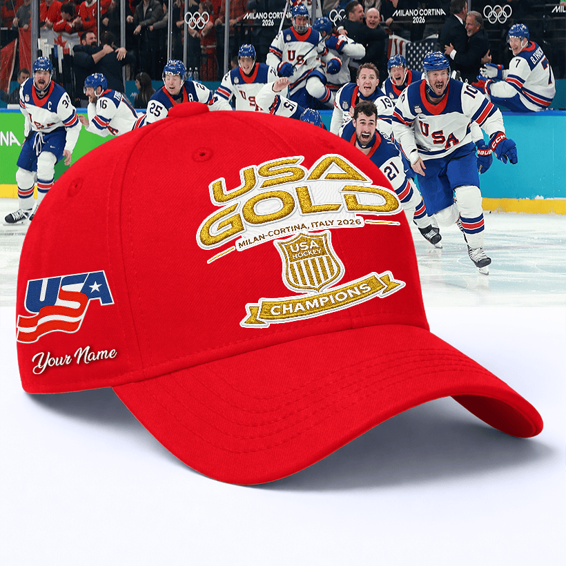 Usa Hockey Men Olympic Champions 2026 Classic Cap Personalized Gifts For Fans - Limited Edition