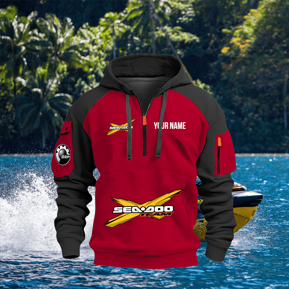 SD Custom Name Quarter Zipper Hoodie