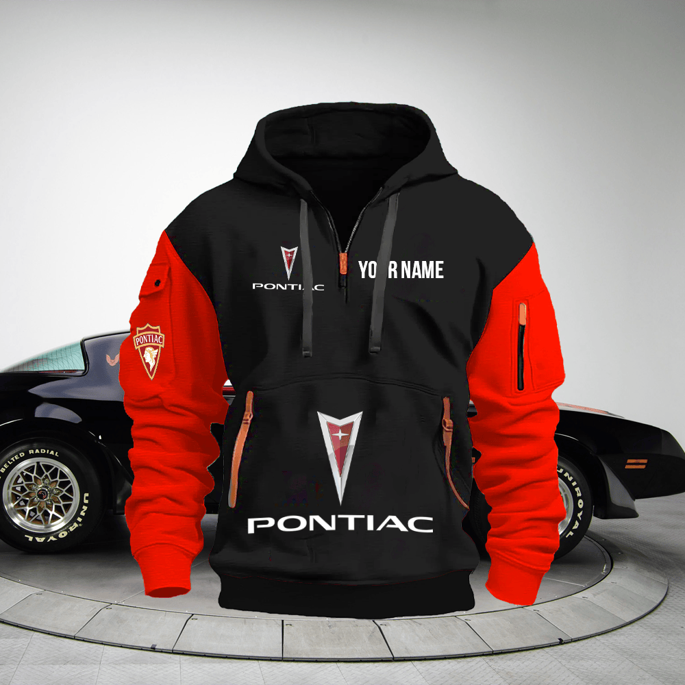 PT Custom Print Name Quarter Zipper Hoodie