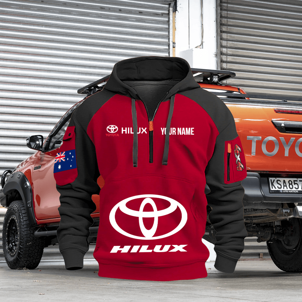 HL Custom Name Quarter Zipper Hoodie