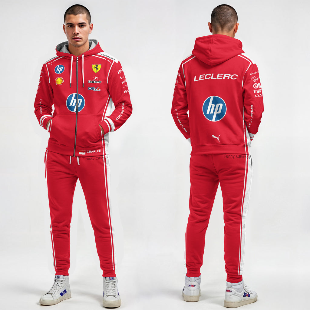 Charles Leclerc 2026 F1 Livery Costume Racing Suit