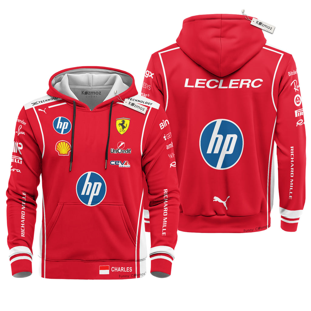 Charles Leclerc 2026 F1 Livery Costume Racing Suit
