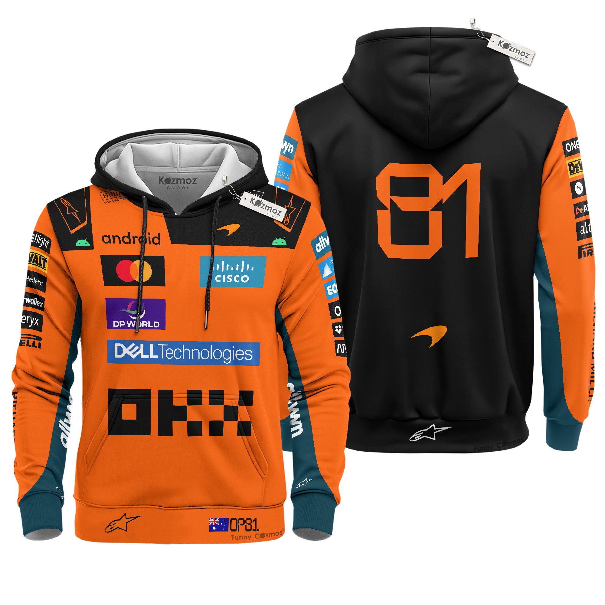 Oscar Piastri 2026 McLaren Team F1 Costume Racing Suit