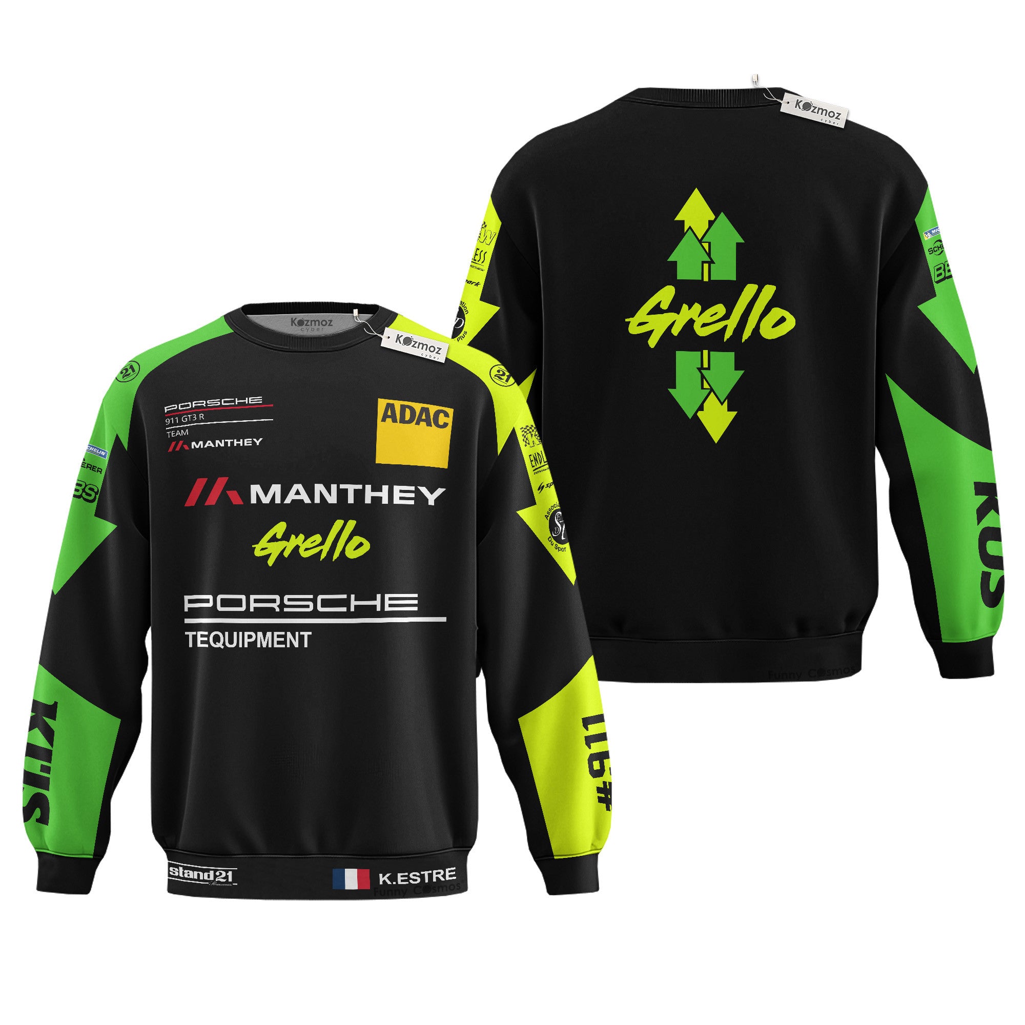 Kevin Estre Porsche 911 GT3 R Nurburgring 24h Costume Racing Suit