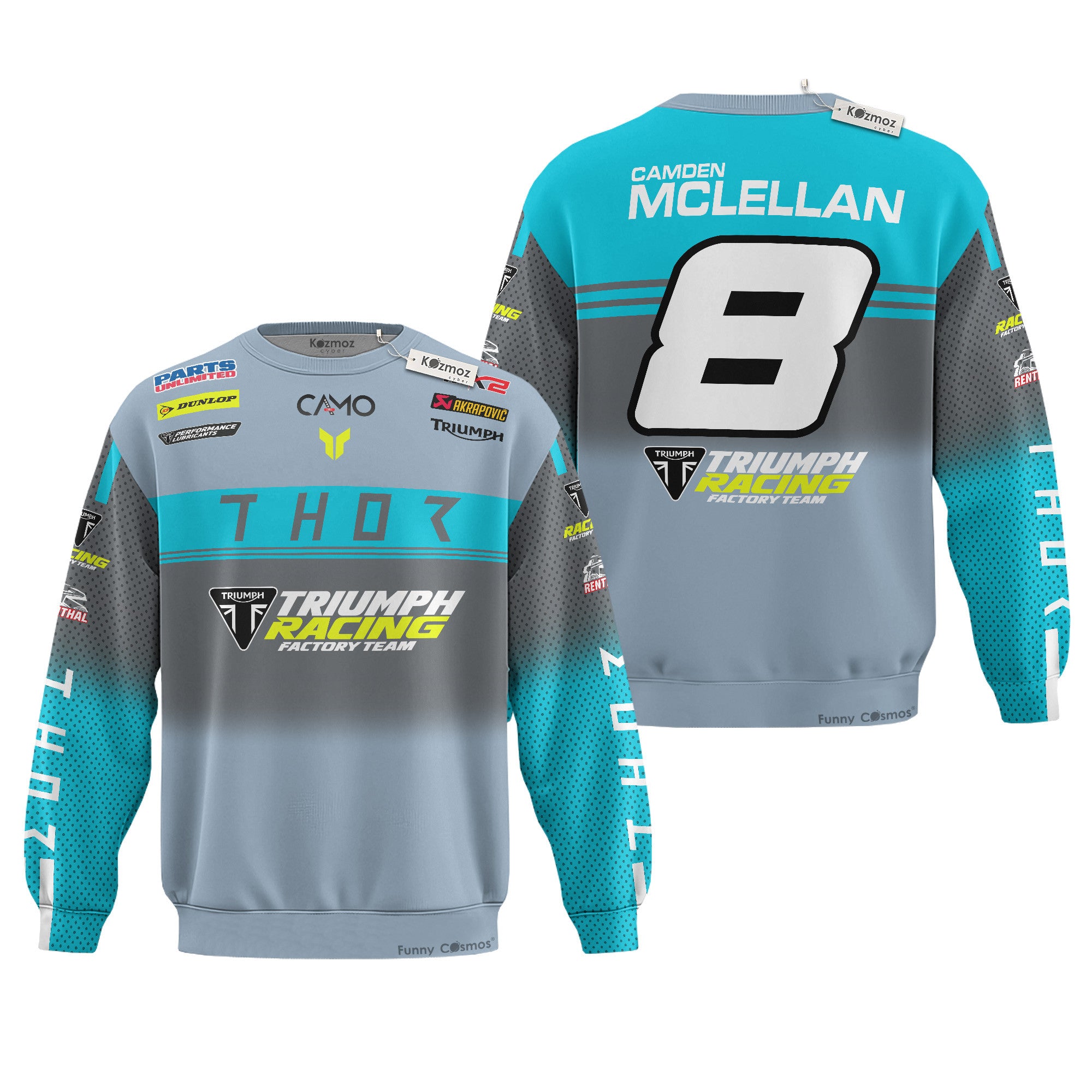 Camden McLellan MXGP MX2 Grand Prix Motorcross Costume Racing Suit