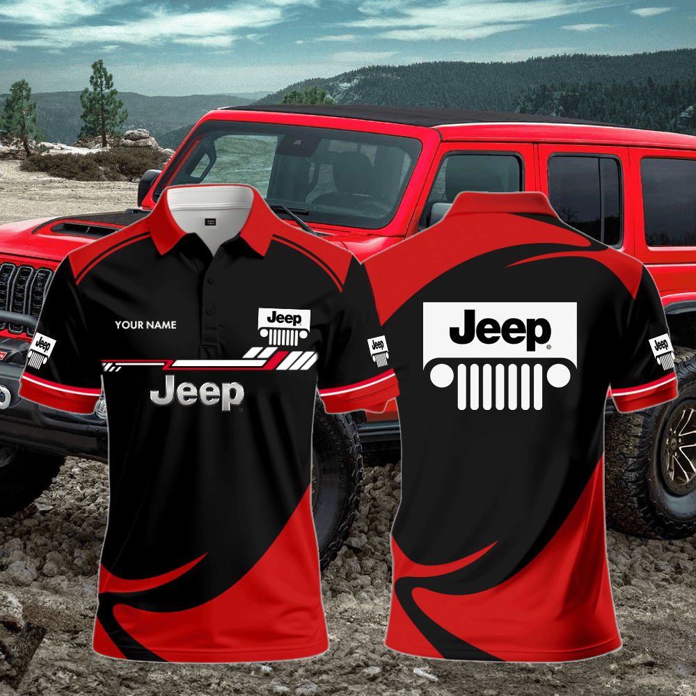 JP Polo Shirt Custom Print Name