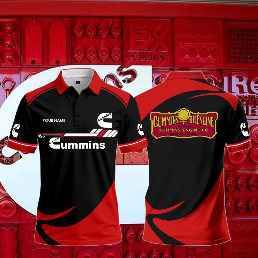 CM Polo Shirt Custom Print Name