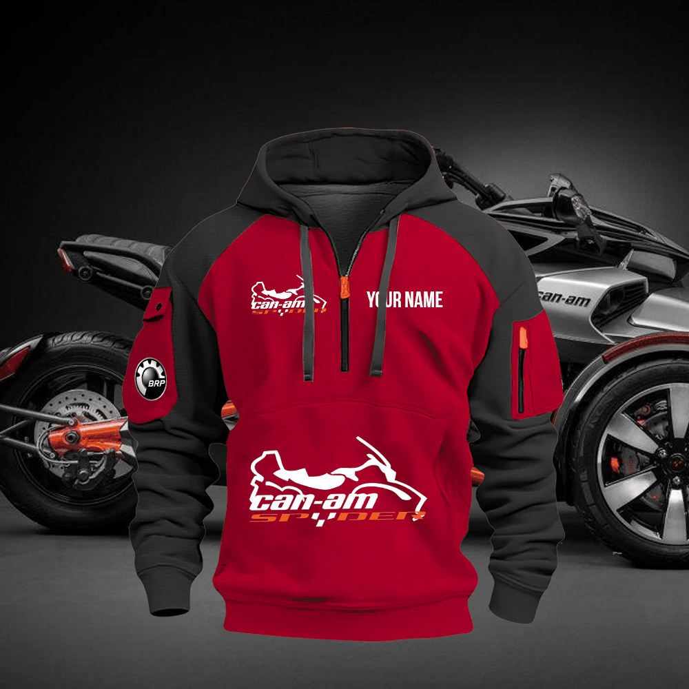 SPD Custom Name Quarter Zipper Hoodie