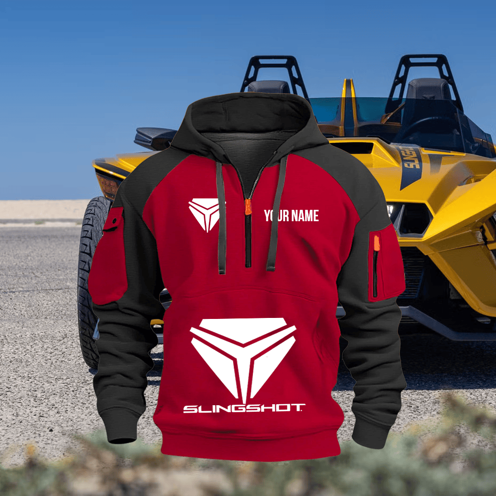 SS Custom Name Quarter Zipper Hoodie
