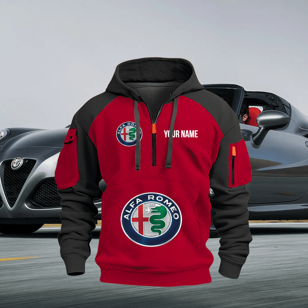 AF Custom Name Quarter Zipper Hoodie