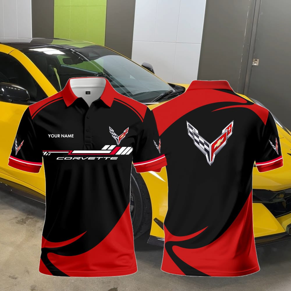 C8 Polo Shirt Custom Name