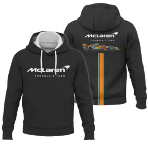 Lando Norris McLaren F1 Exclusive Logo Hoodie Half Zip BLF1270325A2MCLHDF