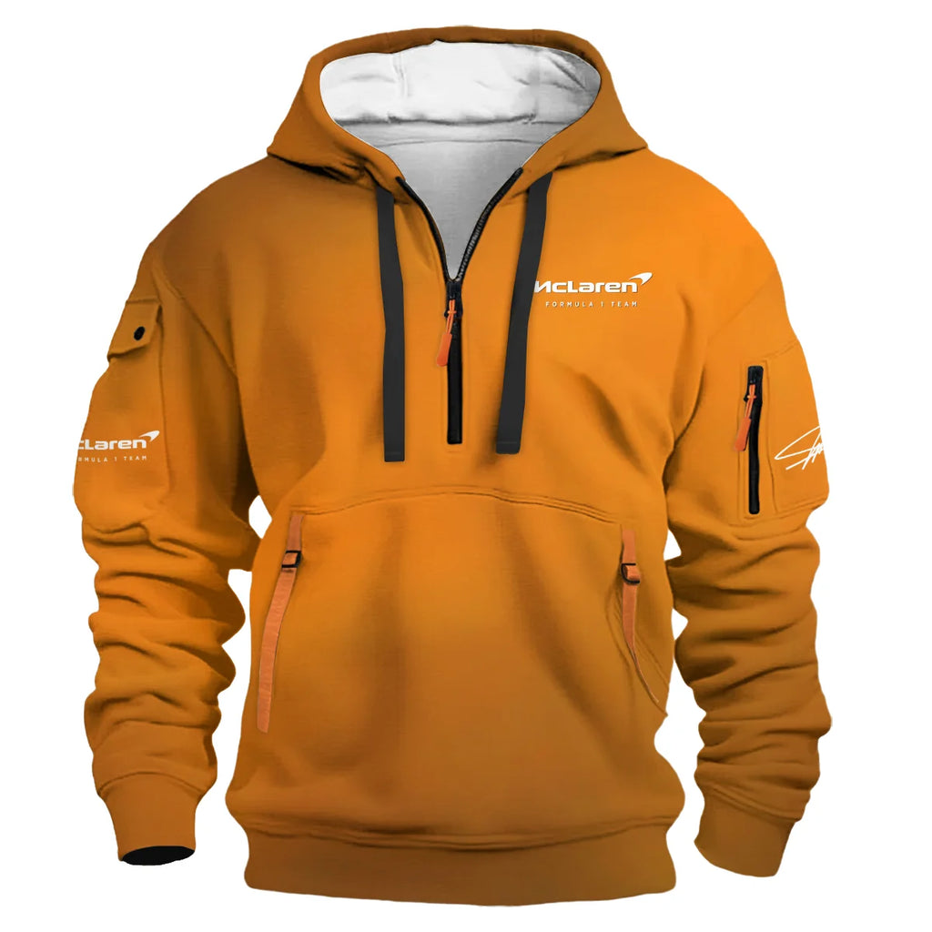 F1 Drivers' Championship 2025 Lando Norris McLaren F1 Team Hoodie Half Zip BLNRWDCA10HDF