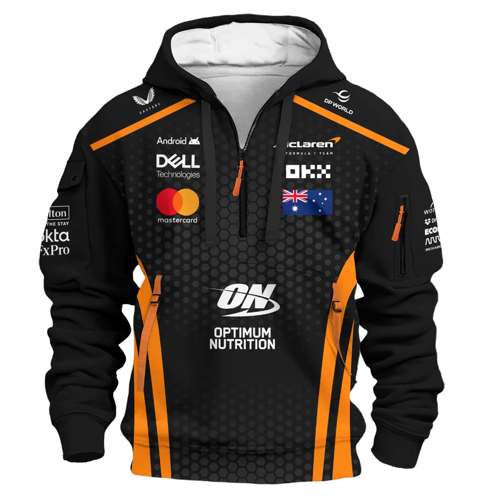Limited Edition OP81 Papaya Team - Hoodie Half Zip BLOP14925A1HDF