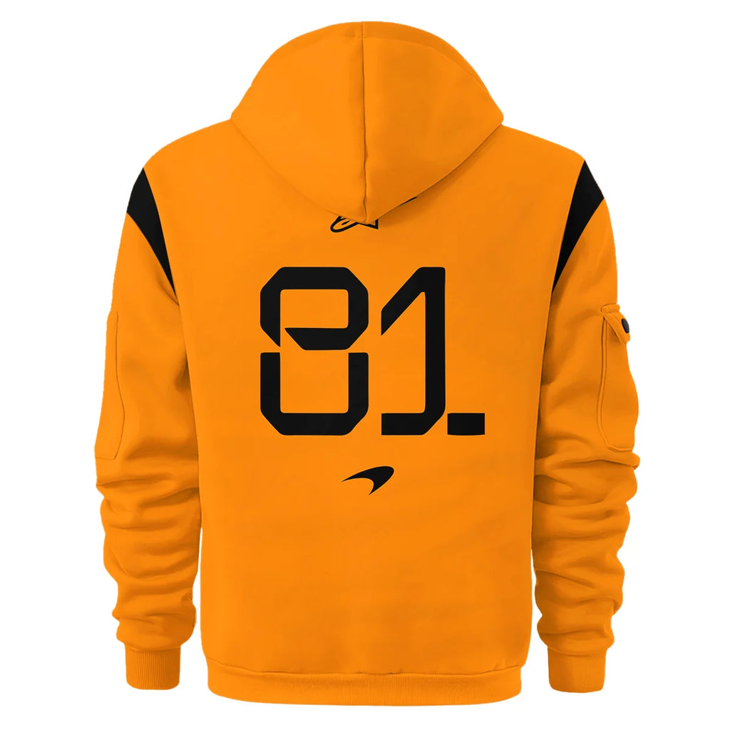 Oscar Piastri McLaren Formula One Exclusive Hoodie Half Zipper BLF1180525A3HDF