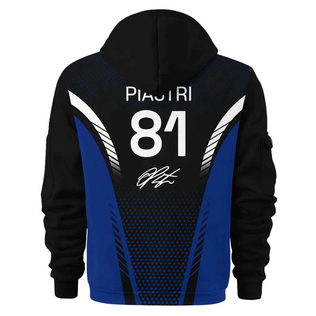 Limited Edition Oscar Piastri - Hoodie Half Zip BLOP121025A1HDF
