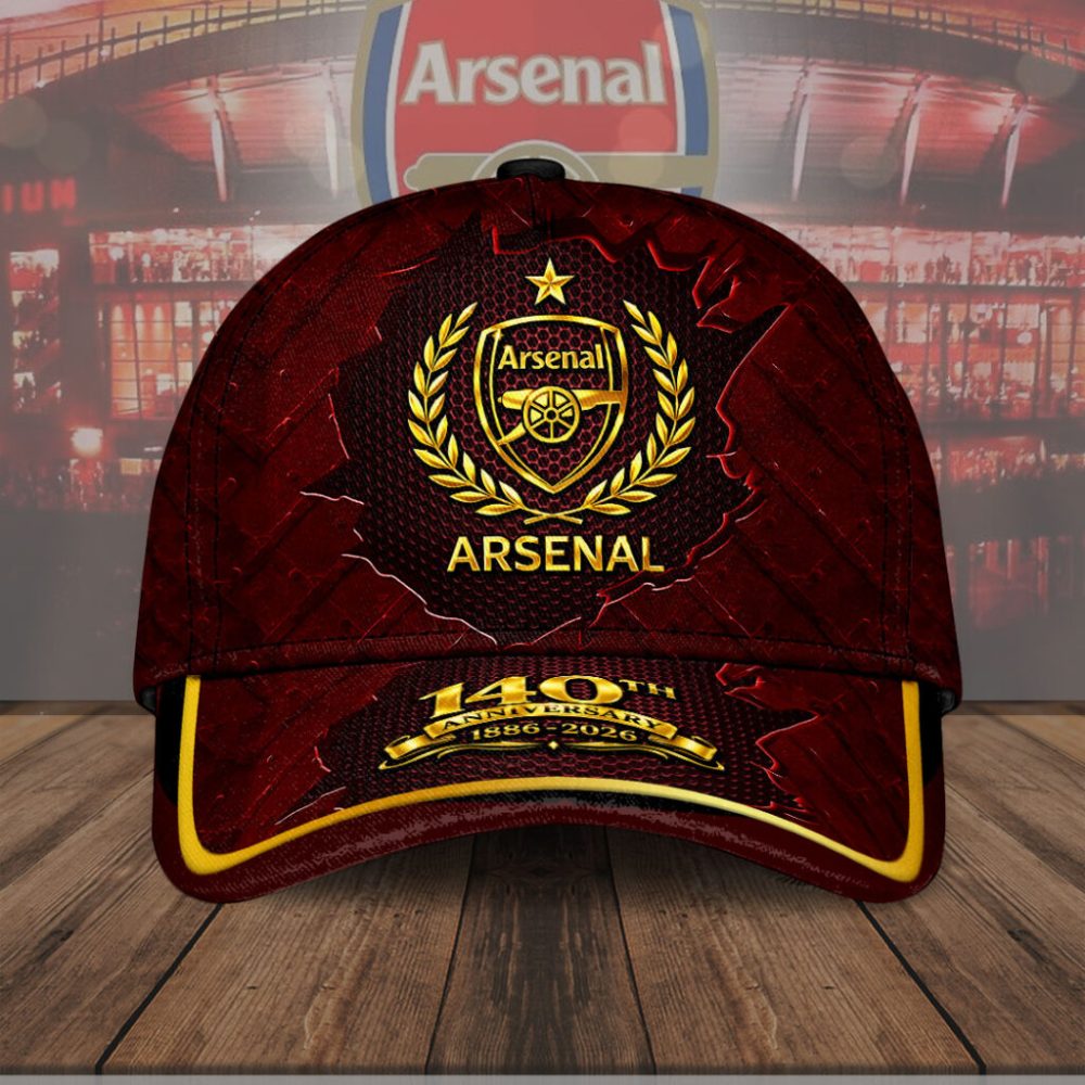 Arsenal Fc 140Th Anniversary Classic Cap