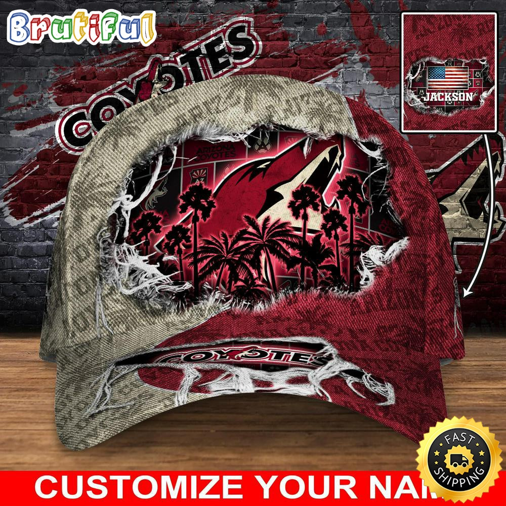 Customized Nhl Arizona Coyotes Baseball Cap New Collection For Sports Fans