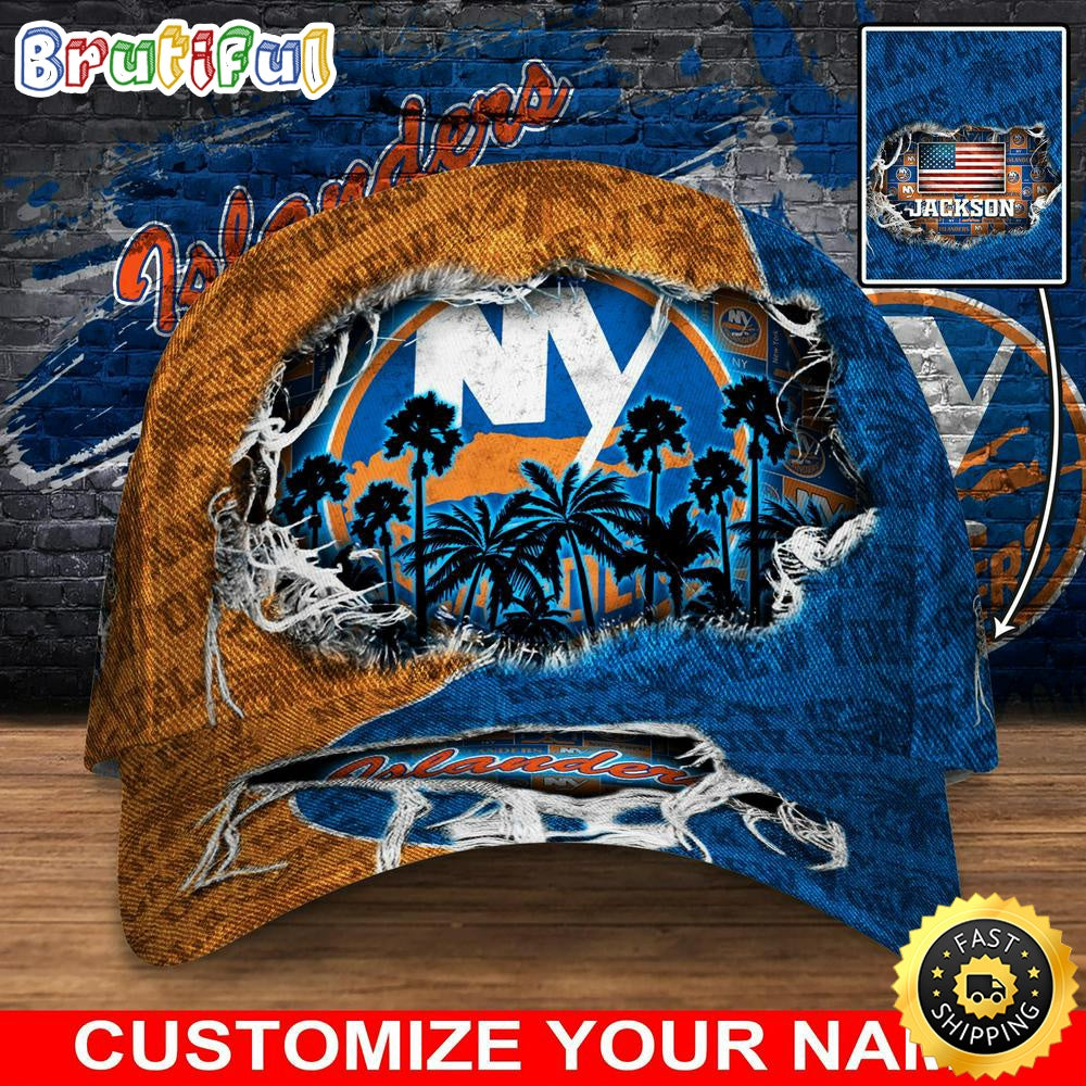 Customized Nhl New York Islanders Baseball Cap New Collection For Sports Fans