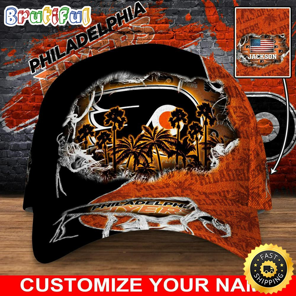 Customized Nhl Philadelphia Flyers Baseball Cap New Collection For Sports Fans