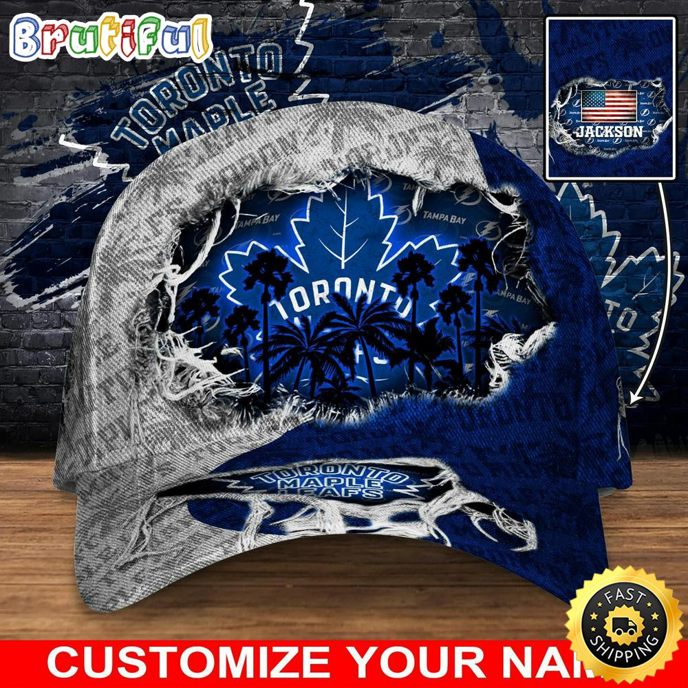 Customized Nhl Toronto Maple Leafs Baseball Cap New Collection For Sports Fans