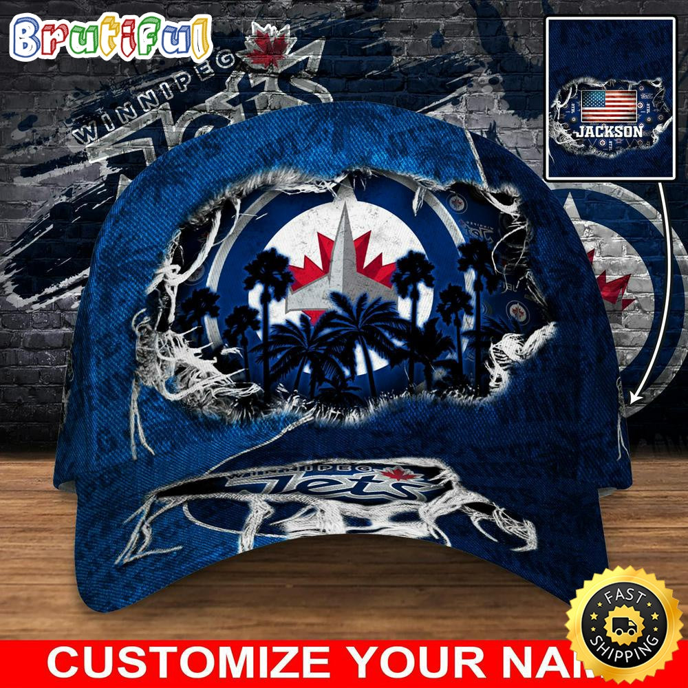 Customized Nhl Winnipeg Jets Baseball Cap New Collection For Sports Fans