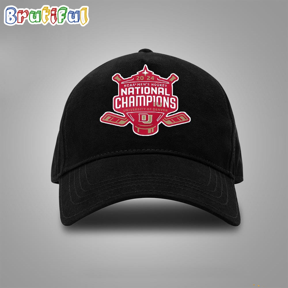 Denver Pioneers 2024 Ncaa Men?S Ice Hockey National Champions Baseball Cap