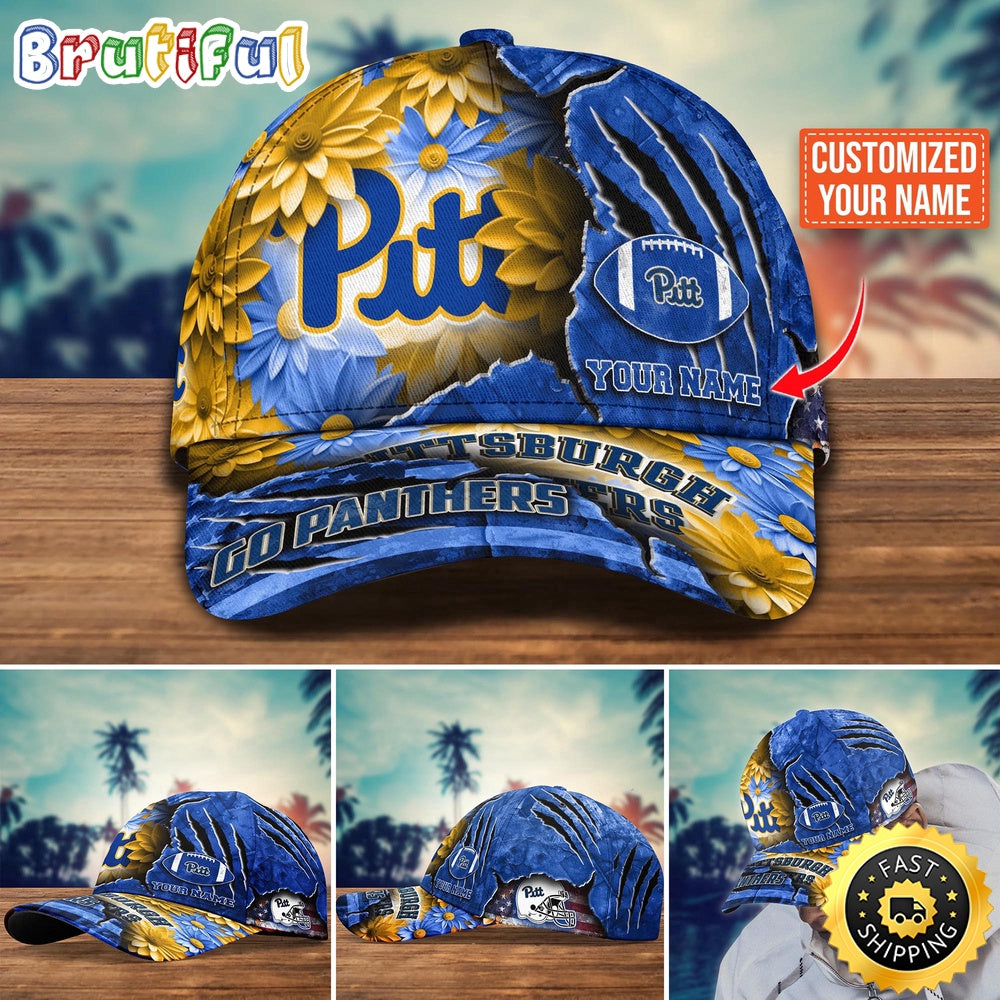 Ncaa Pittsburgh Panthers Baseball Cap Custom Hat For Fans New Arrivals