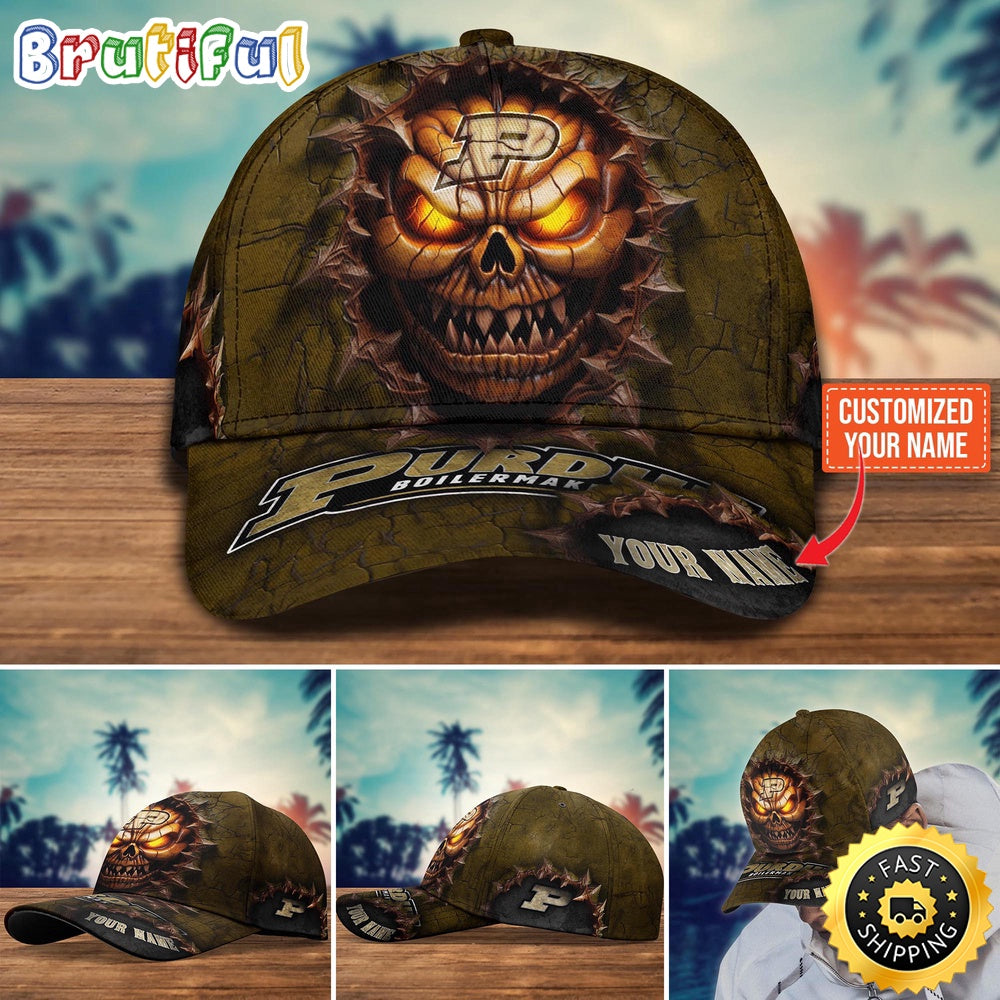 Ncaa Purdue Boilermakers Baseball Cap Halloween Custom Cap For This Season