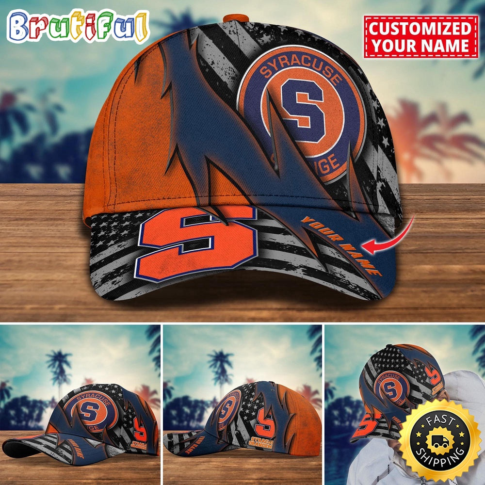 Ncaa Syracuse Orange Baseball Cap Custom Cap For Sport Fans