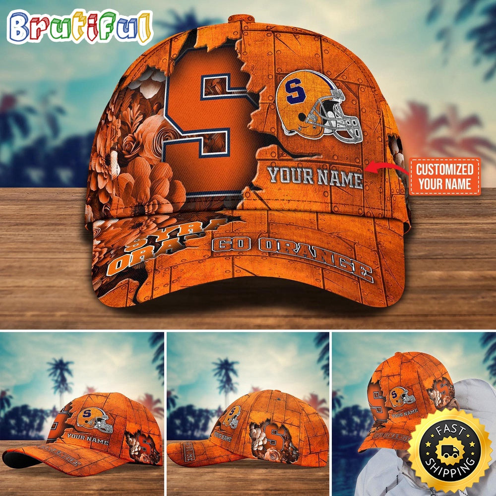 Ncaa Syracuse Orange Baseball Cap Custom Hat For Fans