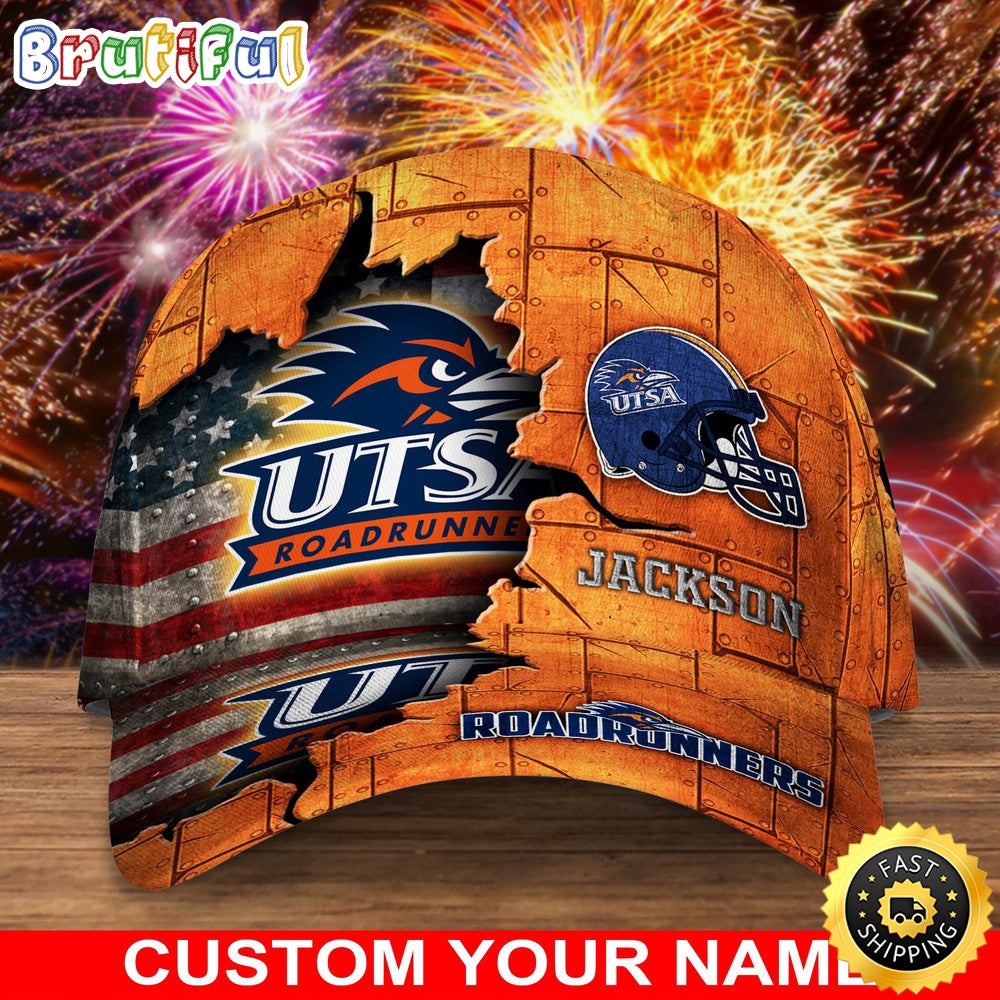 Ncaa Utsa Roadrunners Baseball Cap Custom Cap Go Sports Teams