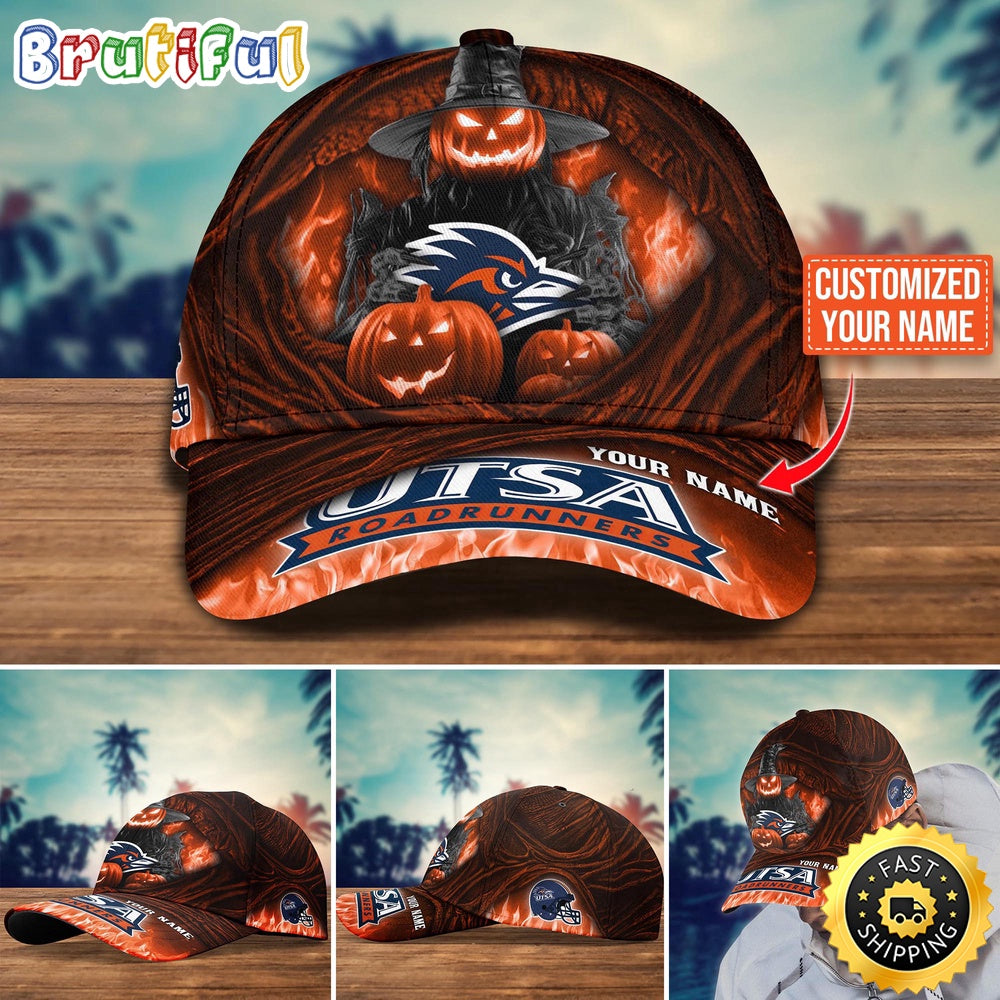 Ncaa Utsa Roadrunners Baseball Cap Halloween Custom Cap For Fans