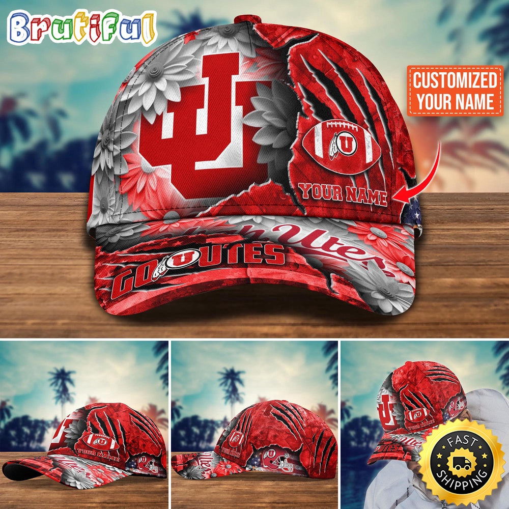 Ncaa Utah Utes Baseball Cap Custom Hat For Fans New Arrivals