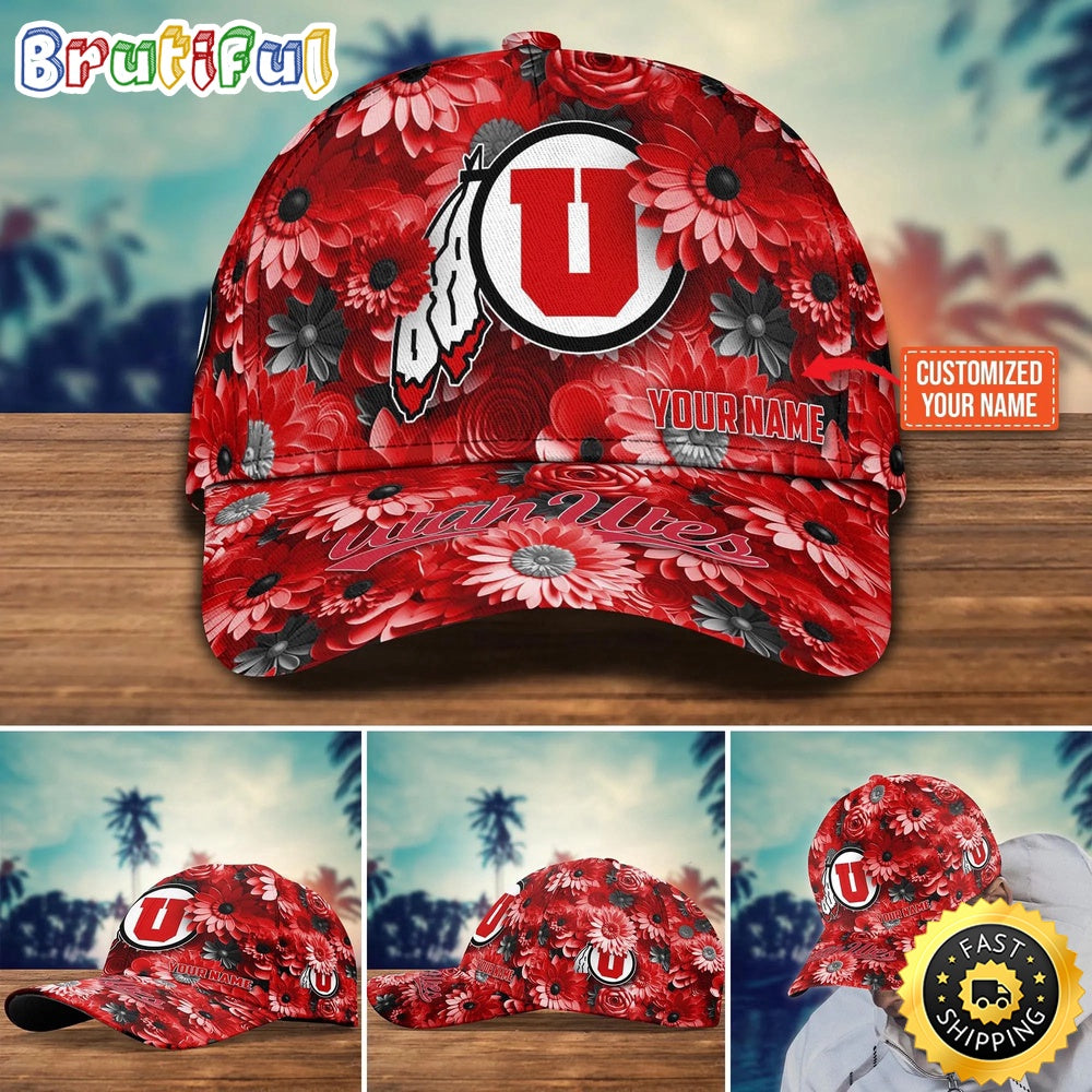 Ncaa Utah Utes Baseball Cap Customized Cap Hot Trending