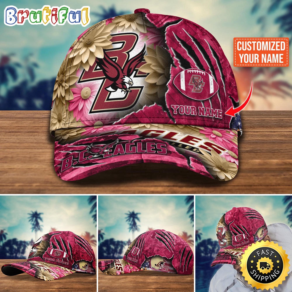 Ncaa Boston College Eagles Baseball Cap Custom Hat For Fans New Arrivals