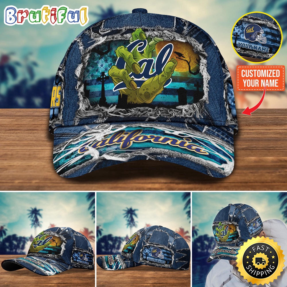 Ncaa California Golden Bears Baseball Cap Halloween Custom Name Cap