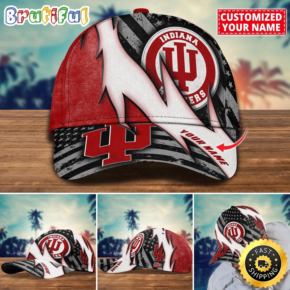 Ncaa Indiana Hoosiers Baseball Cap Custom Cap For Sport Fans