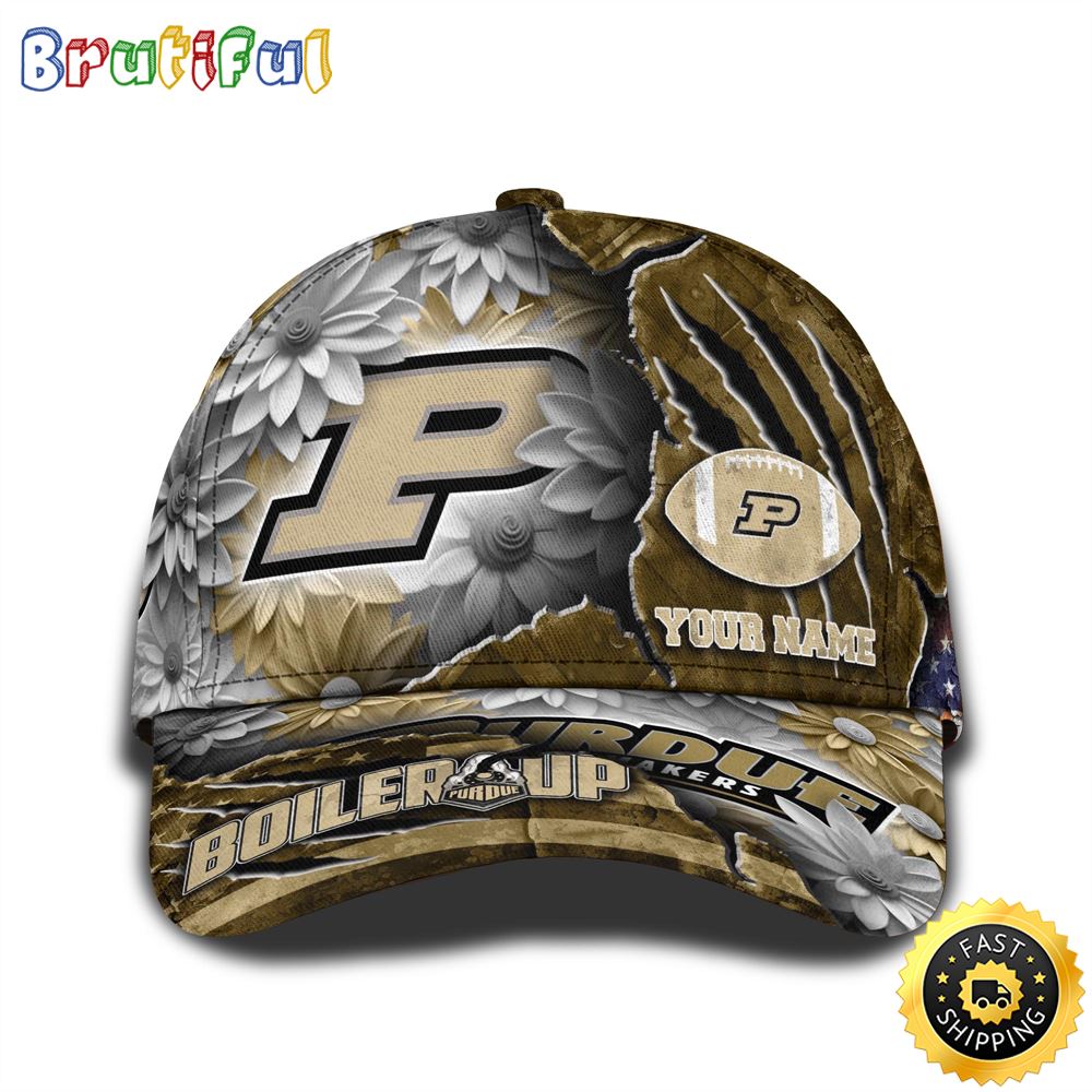 Personalized Ncaa Purdue Boilermakers All Over Print Baseball Cap The Perfect Way To Rep Your Team