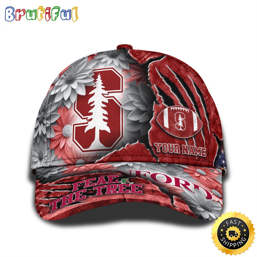 Personalized Ncaa Stanford Cardinal All Over Print Baseball Cap The Perfect Way To Rep Your Team
