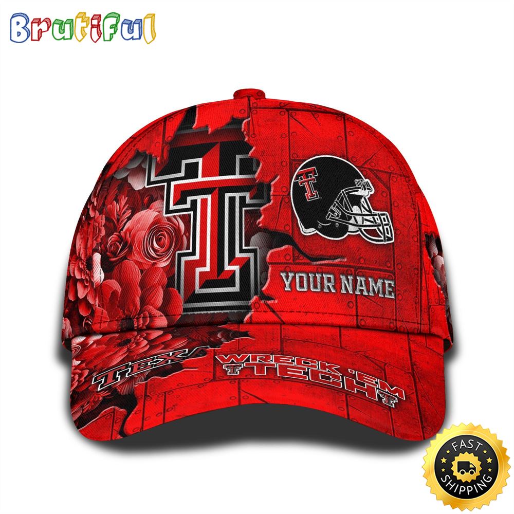 Personalized Ncaa Texas Tech Red Raiders All Over Print Baseball Cap Show Your Pride