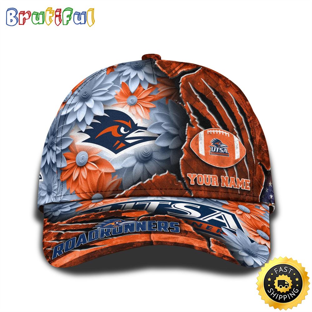 Personalized Ncaa Utsa Roadrunners All Over Print Baseball Cap The Perfect Way To Rep Your Team