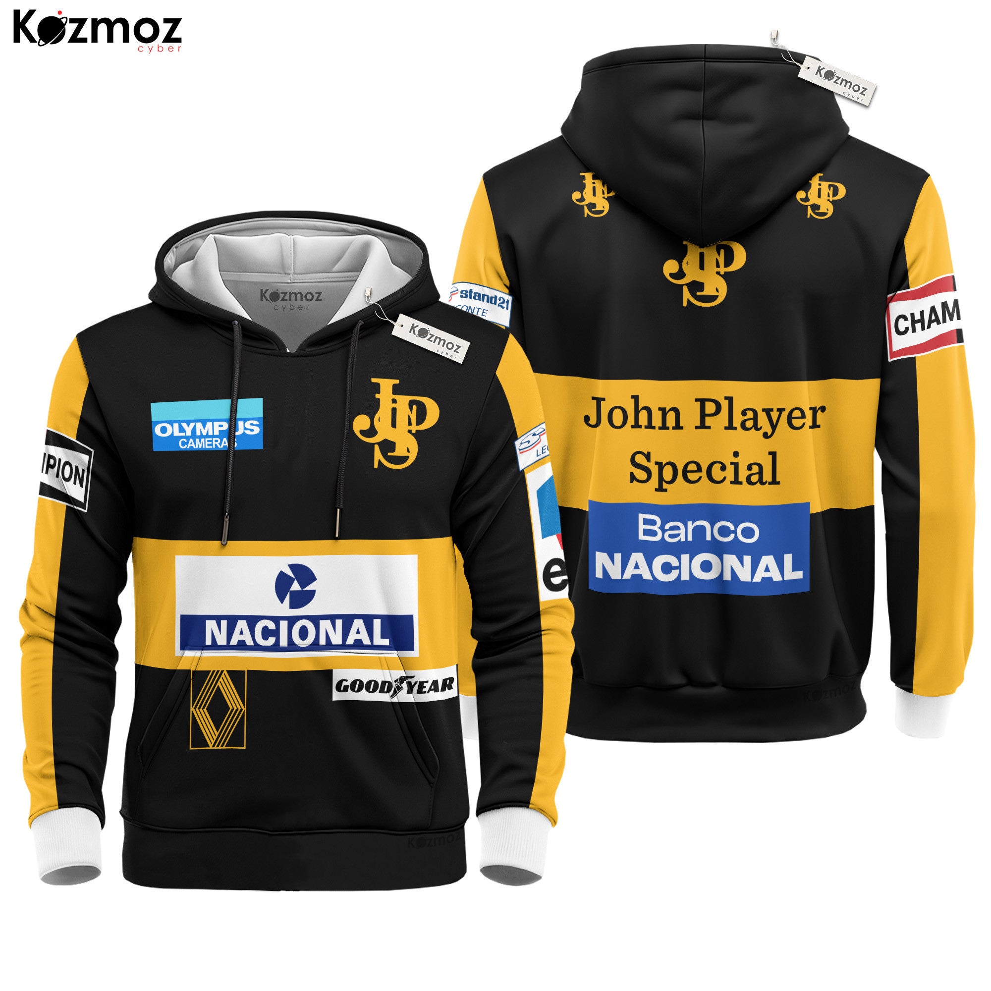 Magic Senna Racing Black Costume John Player Special 1985 Collection - Lotus Racing Team -