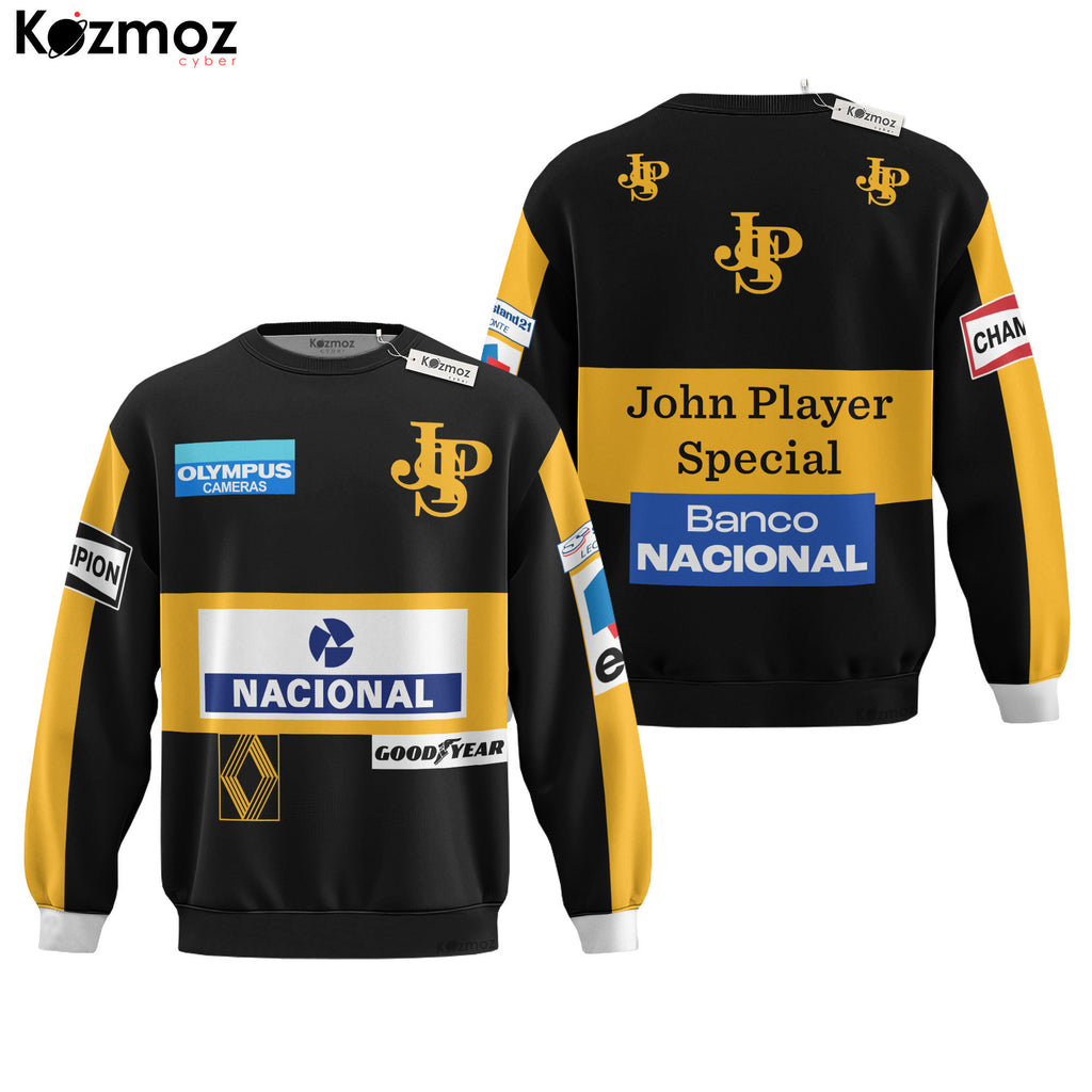 Magic Senna Racing Black Costume John Player Special 1985 Collection - Lotus Racing Team -