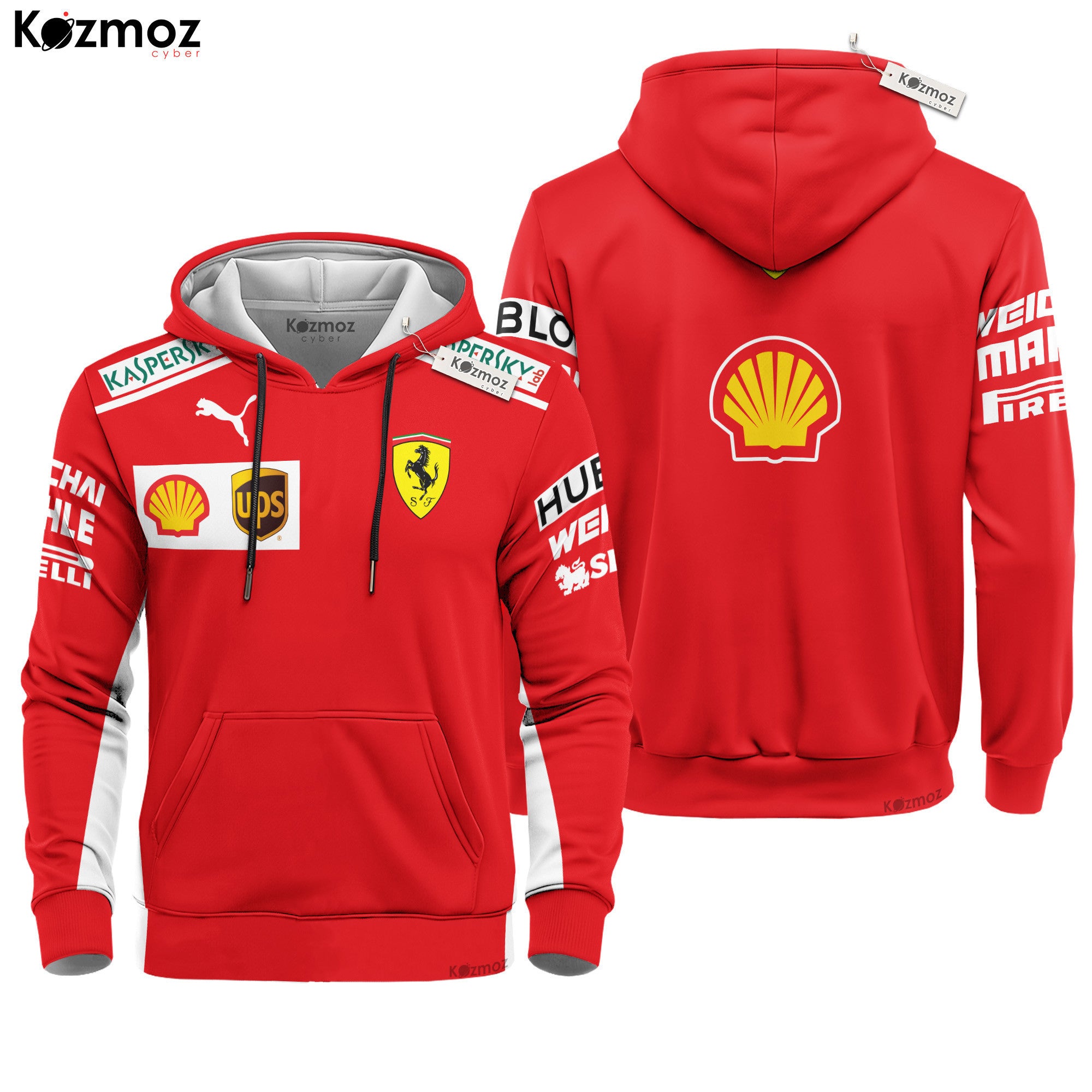 2019 Sebastian Vettel SF Racing Team Race Suit Collection - Racing Team -