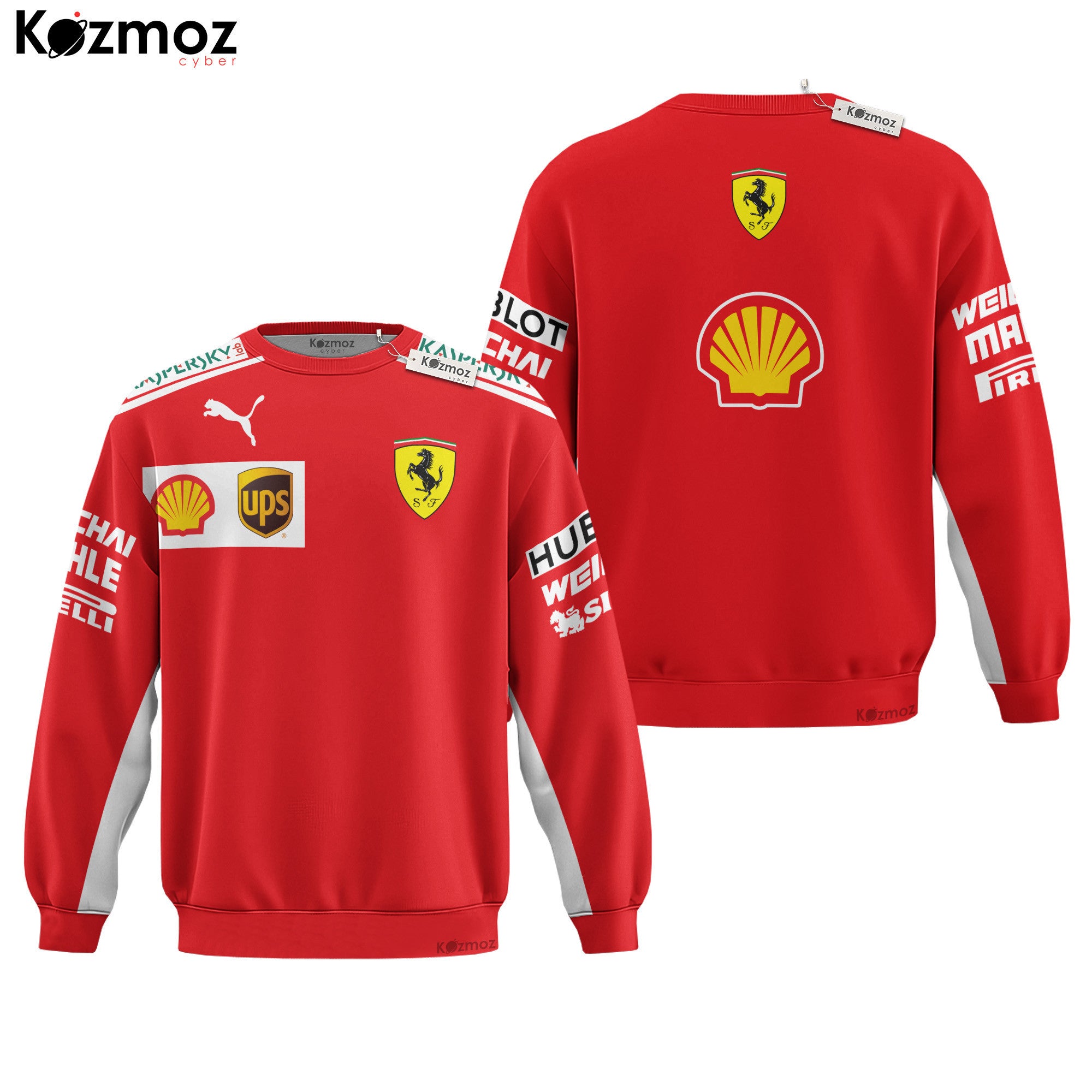2019 Sebastian Vettel SF Racing Team Race Suit Collection - Racing Team -