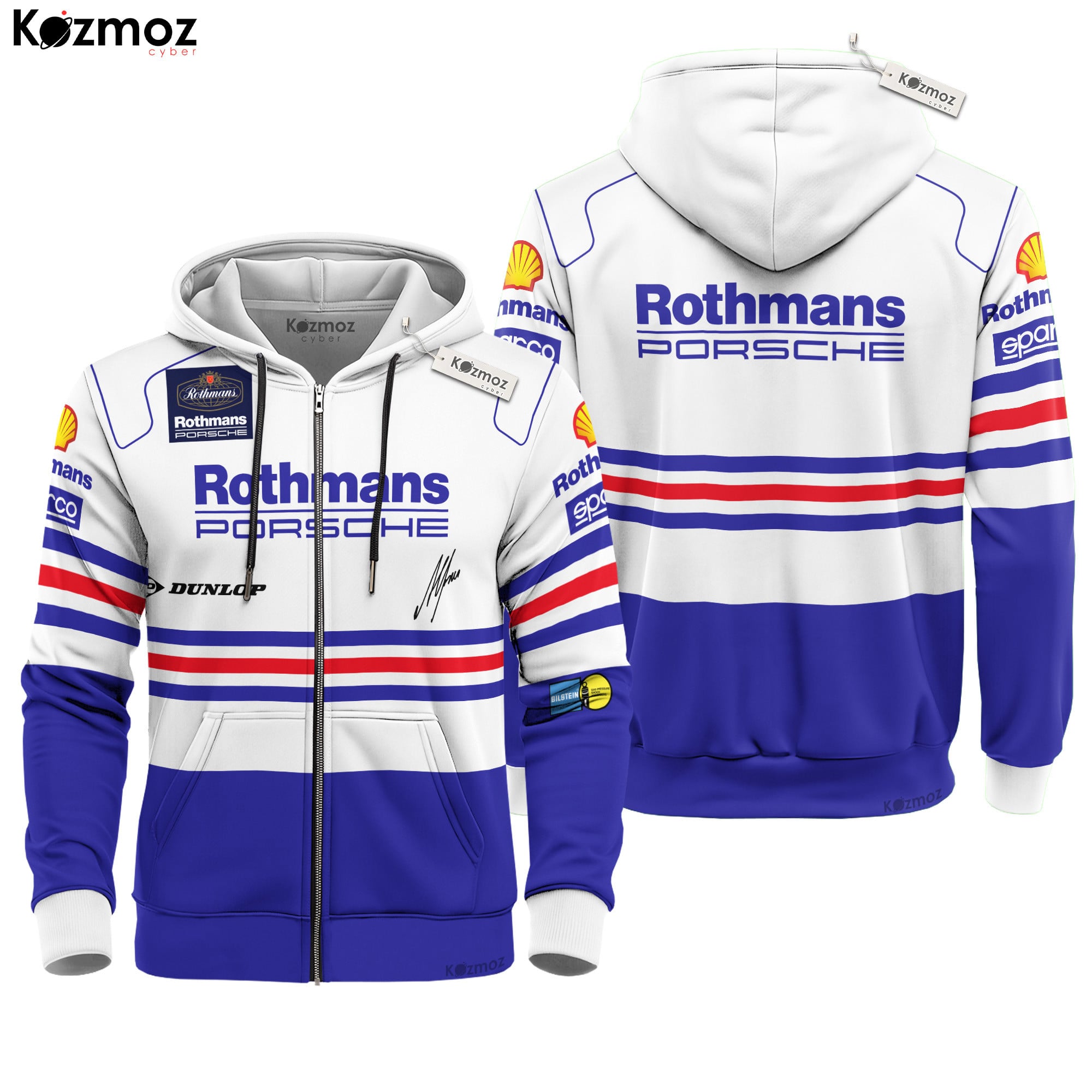 Alan Jones Racing Costume Rothmans Porsh 1984 Collection - Sandown 1000 Touring Car Team -